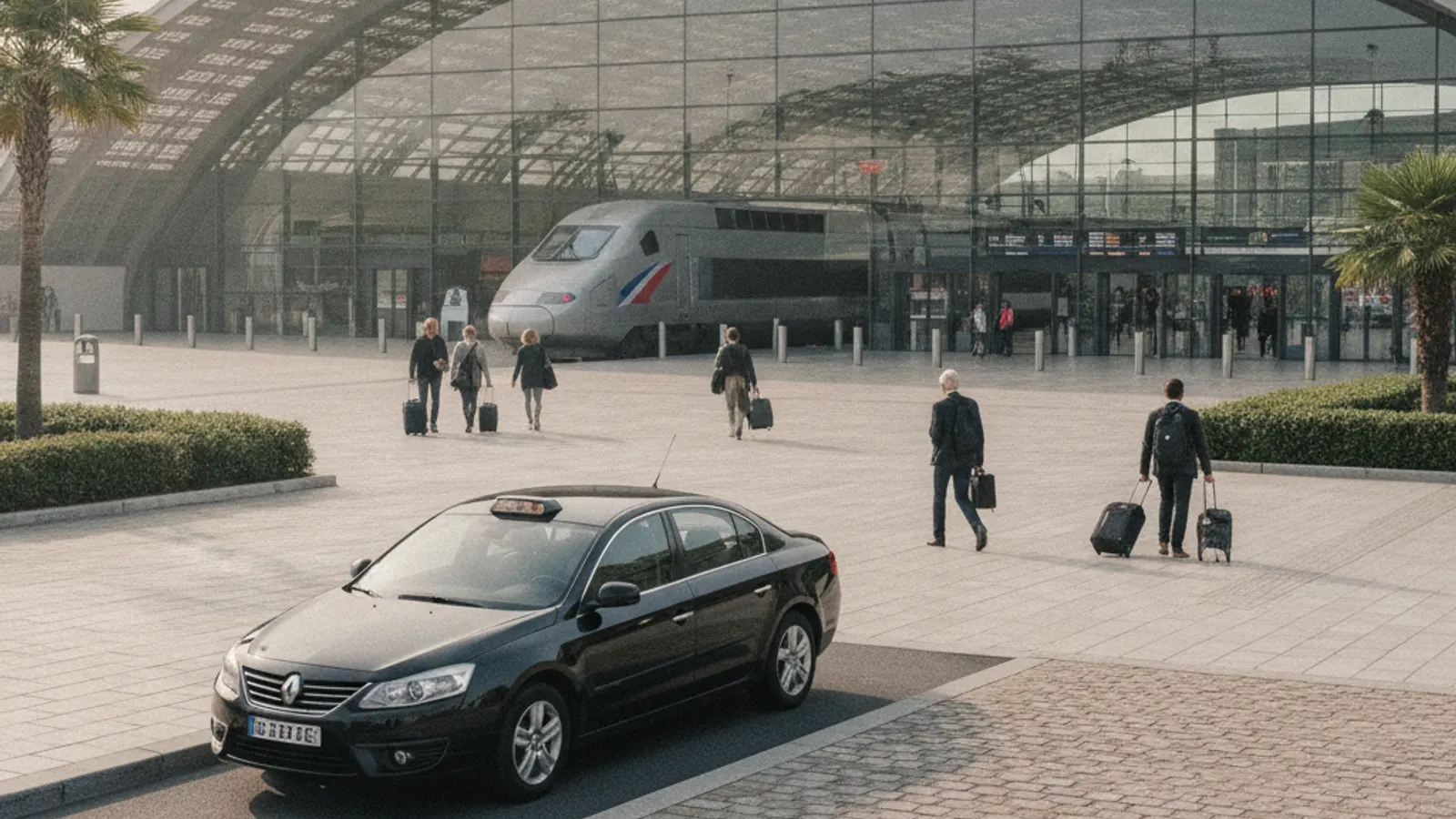 Taxi gare TGV Paris — train à quai, transfert rapide Gare du Nord, Gare de Lyon, Part-Dieu avec abdelillah atoui